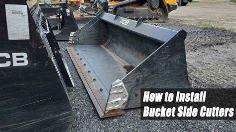 skid steer bucket side cutter|bobcat bucket cutting edge replacement.